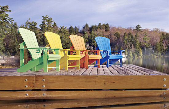 回收塑料制成的户外家具受到追捧