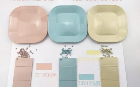 鸿彩颜料色母粒新开发一套耐高温色母粒颜色,可做圆凳子,储物箱垃圾篓模具颜色